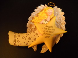 American Greetings Designers Collection 2006 Ornament Angel Blessings Star Boxed - $12.99