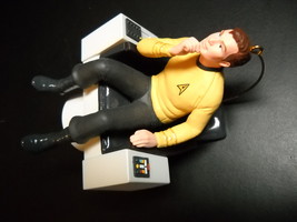 Hallmark Keepsake Ornament Star Trek 1995 Captain James T Kirk Command Chair Box - £7.07 GBP