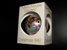 Schmid Collectors Gallery Ornament 1987 Merry Mouse Melody Walt Disney C... - £12.75 GBP