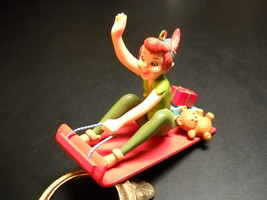 Disney Christmas Tree Ornament 1988 Peter Pan Presents On Sled Made in M... - $12.99