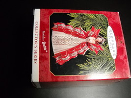 Hallmark Keepsake Ornament 1997 Holiday Barbie 1997 5th in Series Handcrafted - £7.18 GBP