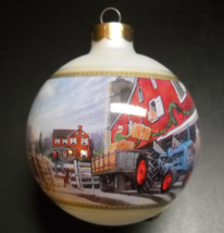 Susquehanna Glass Co Ornament 1995 New Holland Ford Major Diesel 4th in ... - £11.95 GBP