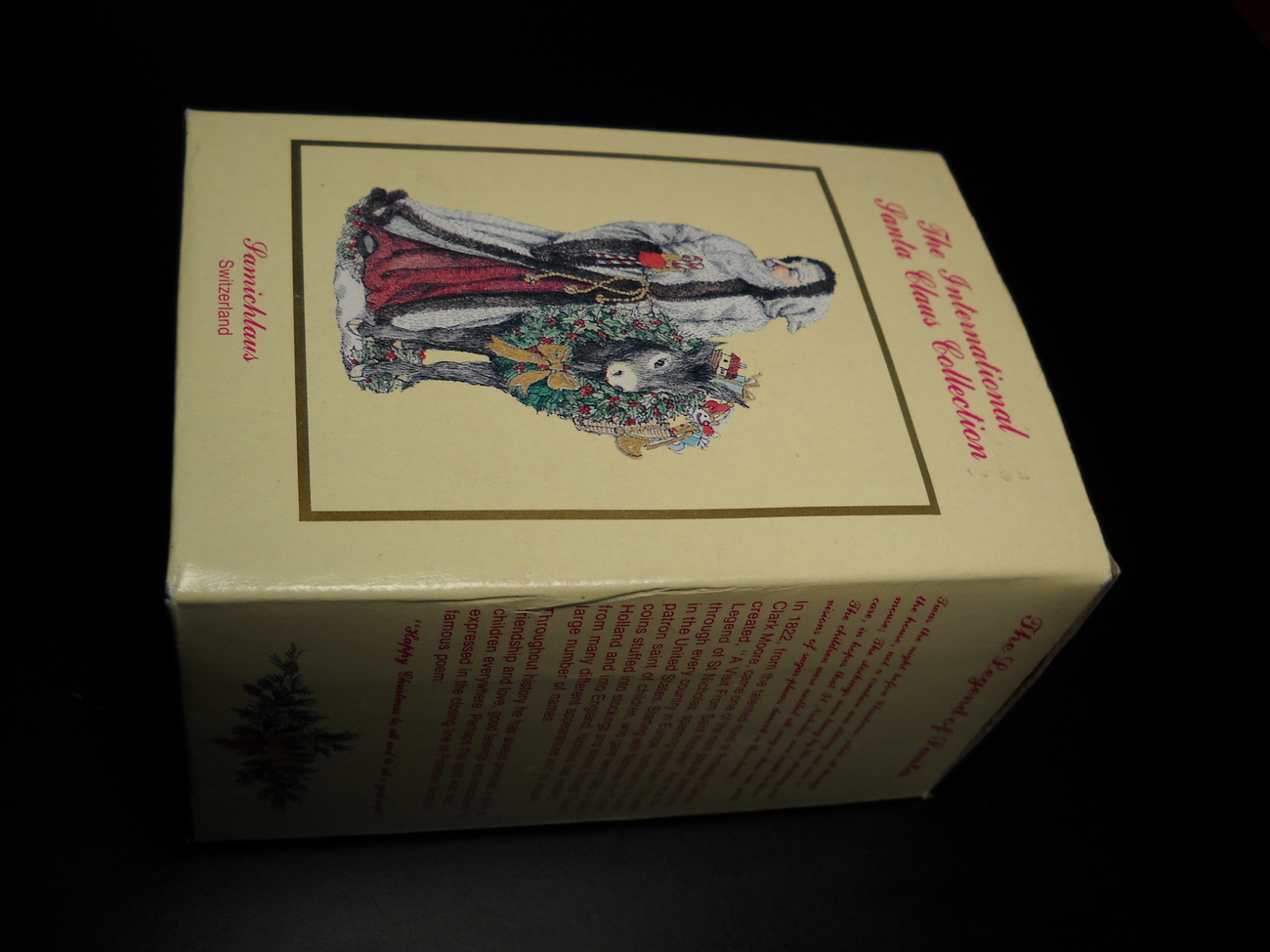 International Santa Collection Samichlaus Switzerland 1993 Grey Donkey Boxed - $8.99
