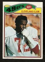 San Francisco 49ers Cleveland Elam 1977 Topps Football Card #247 vg/ex           - £0.39 GBP