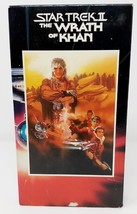 Star Trek II The Wrath of Khan (VHS, 1991) William Shatner Leonard Nimoy - £1.40 GBP