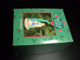 Enesco Treasury of Christmas Ornament 2002 On This Day Manger Scene Holy... - £9.57 GBP