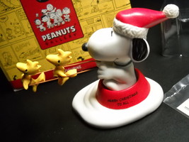 Hallmark Keepsake Collection 2000 Christmas Figurine Peanuts Snoopy Wood... - £15.70 GBP