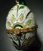 May Department Stores Christmas Ornament Cloisonne Collection Egg 2003 B... - $11.99