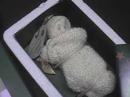 Snowbabies A Baby in My Stocking Dept 56 Original Presentation Box Bisque Figure - $10.99