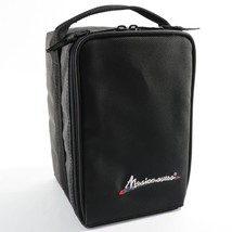 MusicMovers 15 CD Travel Carry Case Storage Box Holder Tote Zip Front Bl... - £20.95 GBP