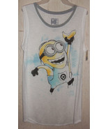 NWT WOMANS DESPICABLE ME &quot;MINION MADE&quot; SLEEVELESS KNIT NIGHTGOWN  SIZE XL - $23.33