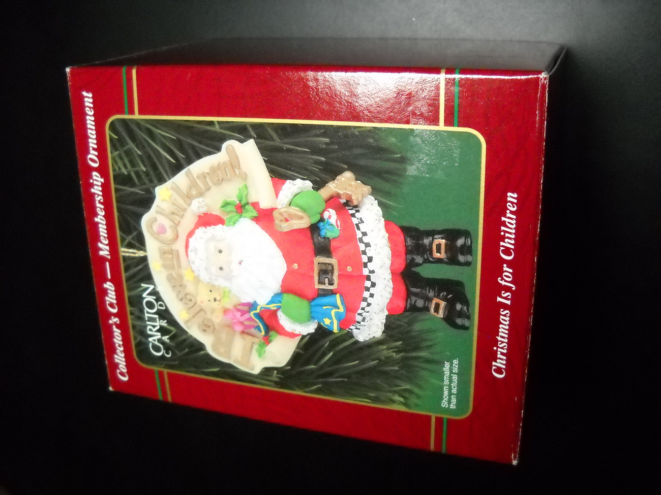 Carlton Cards Heirloom Ornament 1999 Christmas Is For Children Collectors Club - $10.99