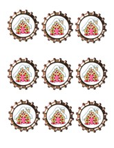 GingerBread House Bottlecap -Download-ClipArt-ArtClip-Bottle Cap-Digital - $0.99