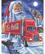  Cola Santa Christmas Truck Cross Stitch Pattern ***LOOK*** - $4.95