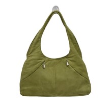 Jones New York Victoria Hobo Shoulder Bag Lime Green Suede Leather - $44.99
