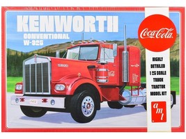 Skill 3 Model Kit Kenworth Conventional W-925 Tractor Truck &quot;Coca-Cola&quot; 1/25 Sc - £72.05 GBP