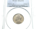 1938 5C Jefferson Nickel PCGS MS65FS Full Steps Gorgeous Strike and Color! - $143.75