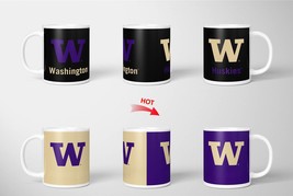 Color Changing! University of Washington Huskies NCAA ThermoH Exray Ceramic Coff - £11.87 GBP
