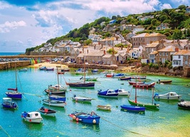 Mousehole [in Cornwall, England] (used 1000 PC jigsaw puzzle) - $13.00