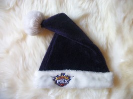 Phoenix Suns Santa hat nwot 1 size fits most suns fans purple white lowe... - £56.63 GBP
