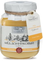 HONEY DONNIK BERESTOV 500g in Glass Jar NO GMO Made in Russia RF МЁД Бер... - $22.76