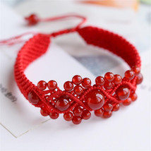 Or women handmade braiding adjustable red thread bracelets waistbands jewelry pulseiras thumb200