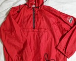Marlboro Jacket Mens Small Red Pullover Lightweight Windbreaker Quarter ... - $14.80