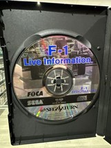 F-1 Live Information for Sega Saturn - Japan Region Authentic Disc Only Tested! - $10.96