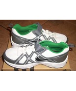nike t-run 3-alt tennis shoes youth boys size 6 and 7 laces velcro strap... - $34.36