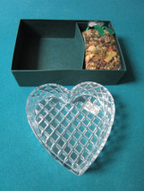 Studio Nova Heart Shaped Crystal Trinket Box And Popurri 2 X 6&quot; Original - £135.31 GBP