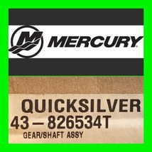 New Quicksilver OEM Part # 43-826534T Mercury Mercruiser Gear / Shaft As... - £355.68 GBP