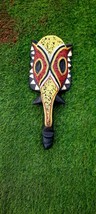Wooden Wall Decor African Warrior Mask Wall Hangings For Home Decoration... - £73.53 GBP
