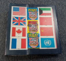 1991 Topps Desert Storm 2x Series 1 &amp; 1x Series 2 Complete Sets w/ Sticker Set - £39.94 GBP