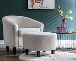 Benton Barrel Chair and Ottoman, Cloud - $329.99