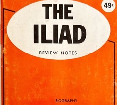 The Iliad Review Notes Ivy Notes 1966 1st Edition Educational Booklet E46 - $19.99