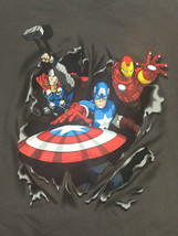 Avengers Captain America Thor Irom man T-Shirt Officially Licensed XL - £7.77 GBP