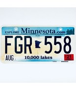 2021 United States Minnesota Explore Passenger License Plate FGR 558 - $18.80