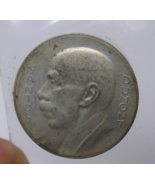Brazil 1938 Santos Dumont 5000 Réis Reis  Silver Coin - $342.23 MXN