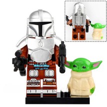 Star Wars The Mandalorian Baby Yoda Grogu Minifigures Building Toy - $3.49
