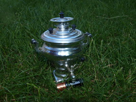 *** Vintage Soviet Ussr Russian Aluminum Small  Decorative Samovar Tea Pot 1975 - £15.63 GBP