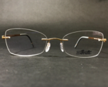 Silhouette Eyeglasses Frames 5529 HC 6520 Momentum Rose Gold Gray 52-19-140 - £184.53 GBP