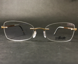 Silhouette Eyeglasses Frames 5529 HC 6520 Momentum Rose Gold Gray 52-19-140 - £183.77 GBP