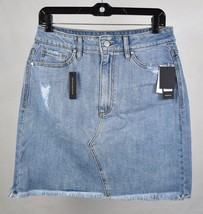 AFRM Denim Fitted Decon Skirt Light Wash 30 NWT Womens - £27.13 GBP