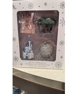 Walt Disney World Four Parks Figurine Ornament Set of 4 NEW - $75.05 CAD