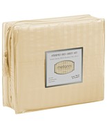 Mellanni Iconic Collection Microfiber Striped Sheet Set Wrinkle Resistan... - $50.94 CAD