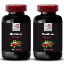 Organic Capsules - HAWTHORN EXTRACT - Wellness Blend 2 Bottles 120 Capsules - $34.16