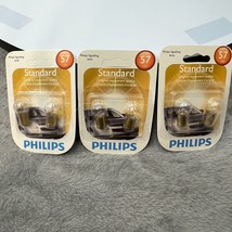 3pk Signaling Lamp Philips Standard 57B2-12V Original Equipment Quality - $7.85