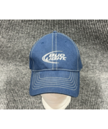 Bud Light Blue White Adjustable Mens Baseball Cap Sports Hat Casual Outs... - $12.43