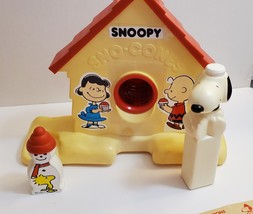 Vtg Peanuts Snoopy Sno Cone machine shaved ice Hasbro 1979 for PARTS ! - £11.55 GBP