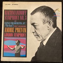 Rachmaninoff Symphony No. 3 Andre Previn &amp; London Symphony 1968 Vinyl 12” LP - £3.95 GBP